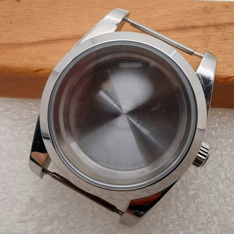 36mm Oyster Perpetual Sapphire Glass Stainless Steel Watch Case Fits Seiko NH35 NH36 Movement Lady