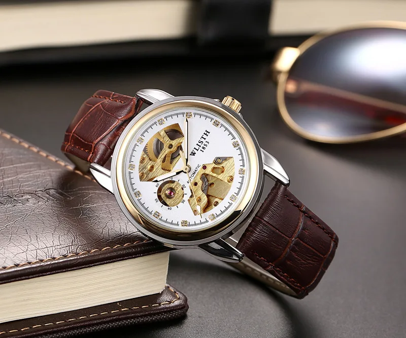 2019 полностью автоматическая машина двусторонняя ажурная мужские часы