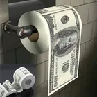 1 рулон креативной туалетной бумаги с изображением президента Дональда Трампа, шутки, развлечения рулон бумаги, Шуточный Подарок
