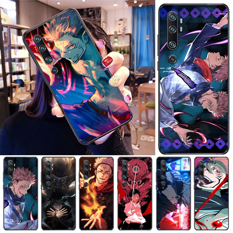 

Jujutsu Kaisen Yuji Itadori Satoru Gojo Fushiguro Megumi Sukuna Phone Case For Xiaomi CC9e CC9 Pro Back Cover Funda Cases
