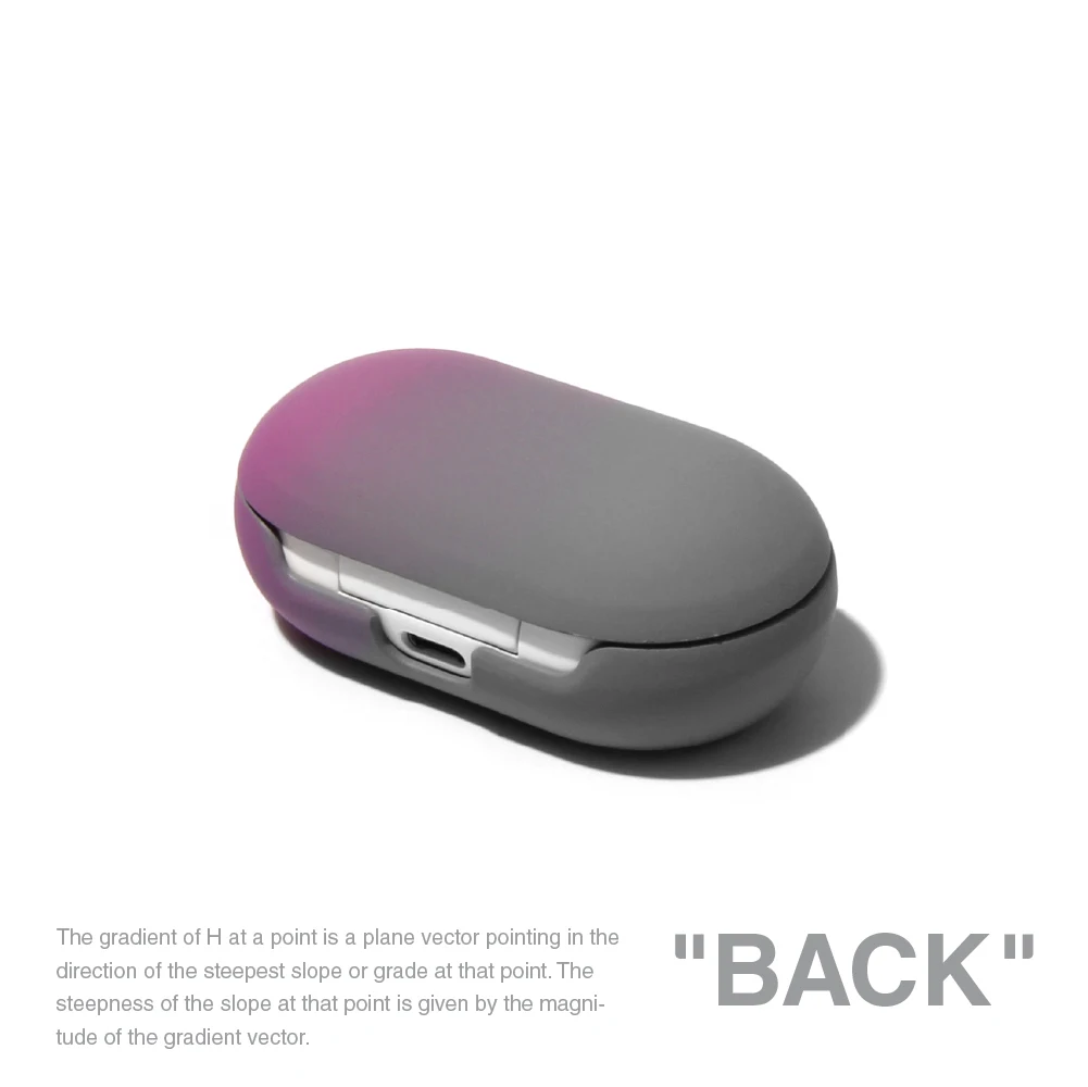 

Hard PC Protective Matt Gradient Case For samsun galax buds+ Gradient cute gadget accessories