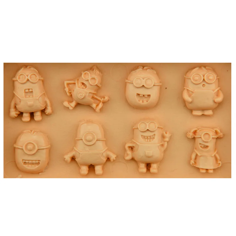 Симпатичные Мультяшные фигурки силиконовая форма для помадки и торта