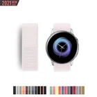 Ремешок нейлоновый для Samsung Galaxy Watch Active 2, браслет 20 мм 22 мм 40 мм 44 мм для Active correa, Gear S3 Watch 3 4541 мм