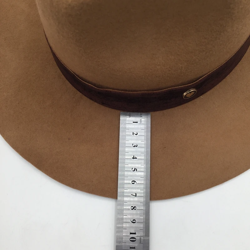 Europe and the banama cat  United States new wide-brimmed hats men and women jazz hat wool felt hat simple fashion wild England