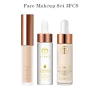 О. TW O.O уход за кожей лица макияж Набор Жидкий тональный крем основа под макияж Красота масла Жидкая основа для макияжа основа из натурального уход за кожей лица косметический набор из 3 предметов