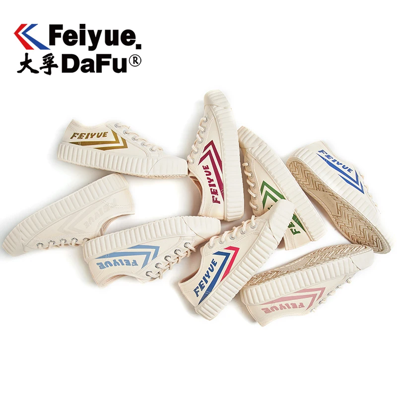 Feiyue/обувь из парусины вулканизованные; коллекция 8332 года; повседневная мужская и женская обувь; дышащие кроссовки на плоской подошве; эластичная стелька; нескользящие модные кроссовки