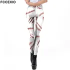 FCCEXIO костюм серии Хэллоуин женские леггинсы для вечерние шарф с 3D принтом женские леггинсы с высокой талией для фитнеса эластичные леггинсы