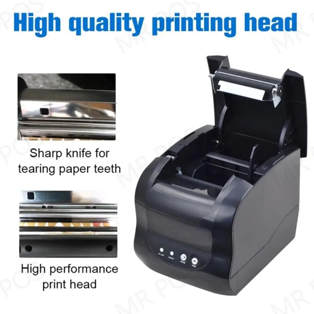 Xprinter XP-365B 20-80 мм пос Термальность чековый Label двойного назначения принтер стикер