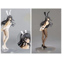 beautiful schoolgirl girl bunny girl sakurajima mai doll gifts toy model anime figures pvc collect ornaments