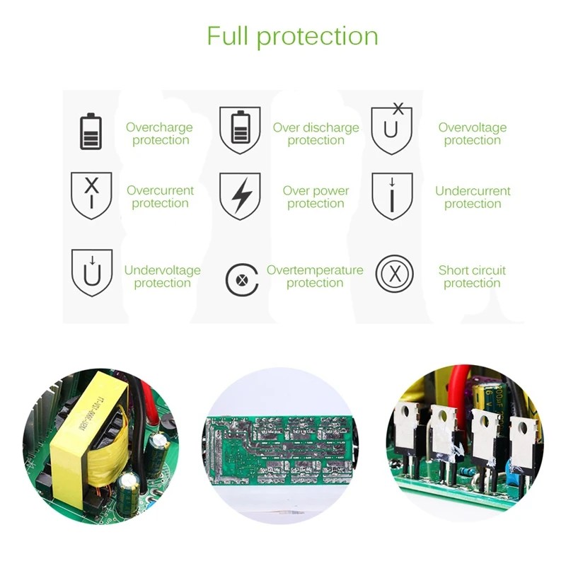 Уколов 18V20W Панели солнечные+ 12 В 40/50/60A контроллер+ 1000W инвертор Dc12V-Ac230V Солнечный Мощность поколения комплект, для использования на улице и дома