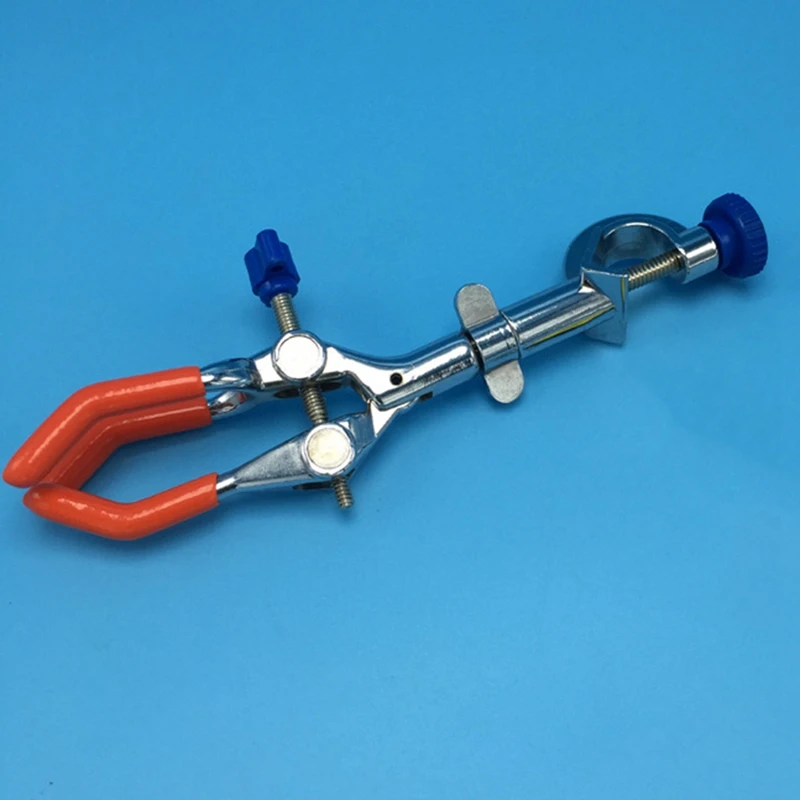 Lab Clamp 3 Prong Finger Style Laboratory 360°Swivel Type Rubber-Coated Head | Канцтовары для офиса и дома