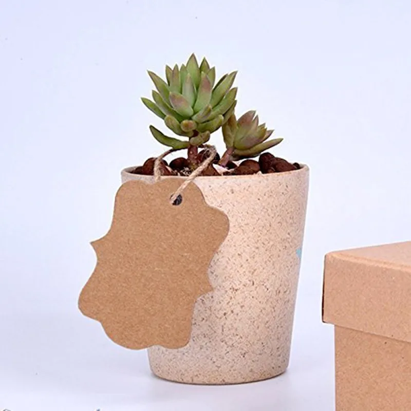 100 шт. ювелирная цепочка из крафт-бумаги | Канцтовары для офиса и дома