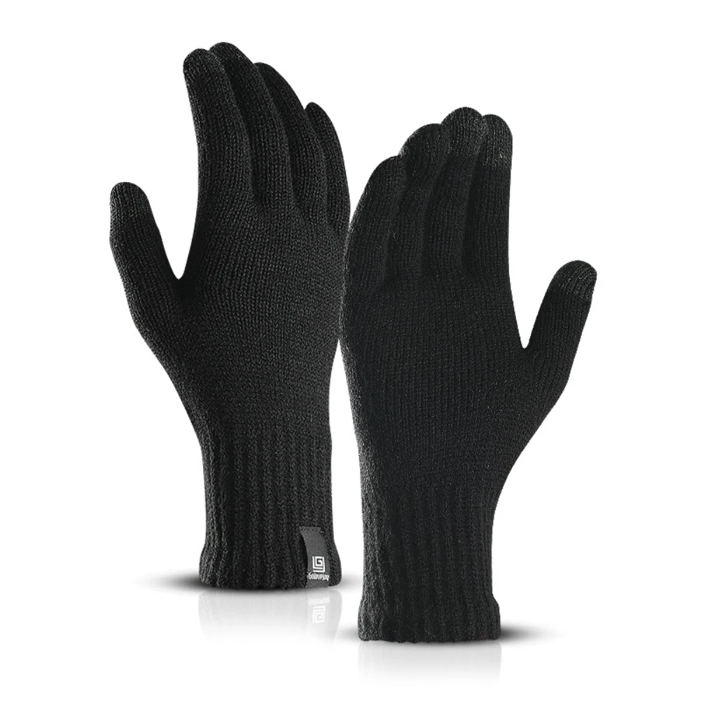 

WorthWhile Winter Cycling Gloves Bicycle Warm Touchscreen Full Finger Gloves Waterproof Outdoor Bike Skiing Motorcycle Riding