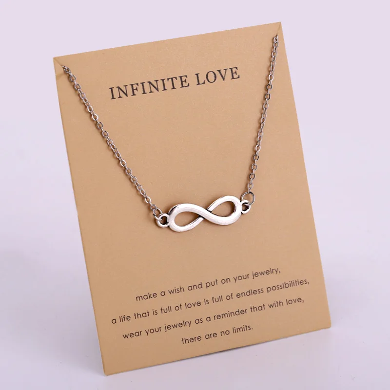 Infinity Love Moon ожерелье с кулоном в виде звезды Best Friend дружба Women's Jewelry вечерние Christmas