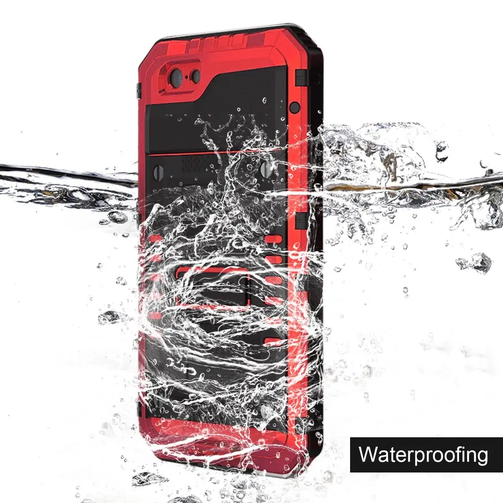 2017 LUPHIE Mobile Phone Protective Case Aluminum Hard Cover Full Protected cases for iPhone 6 6s plus iphone 7 7plus cover |