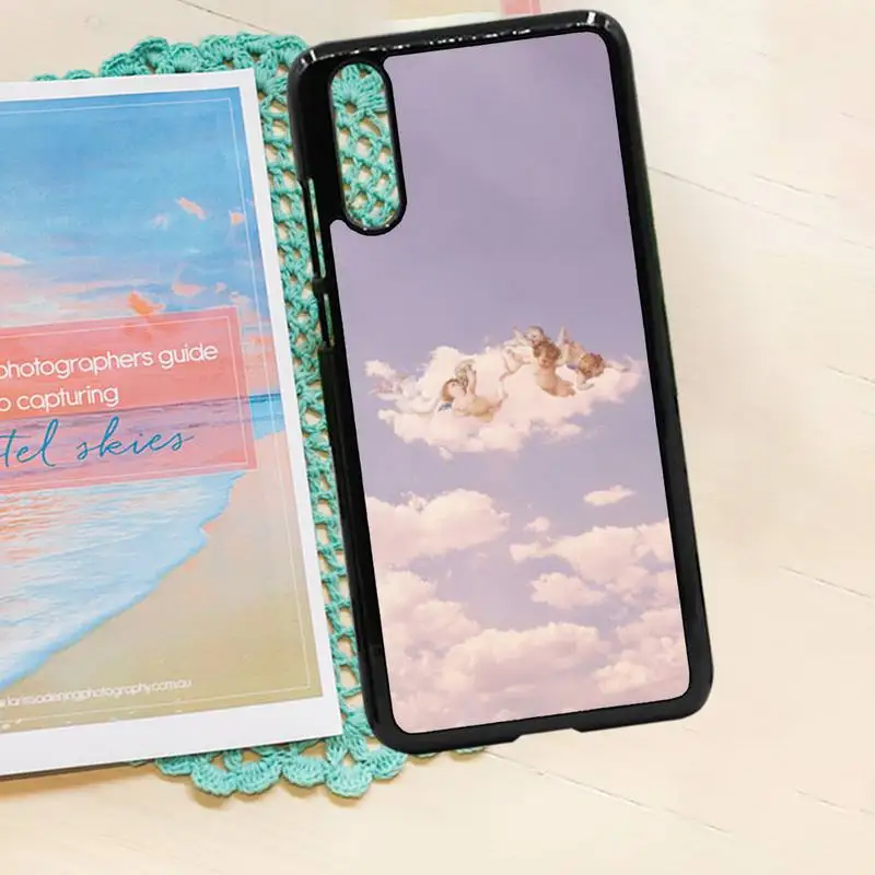 

Renaissance retro cute angel Phone Case PC for iPhone 11 12 pro XS MAX 8 7 6 6S Plus X 5S SE 2020 XR