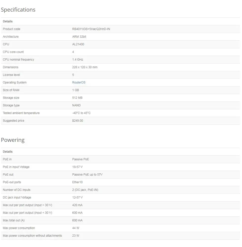 MikroTik RB4011iGS+ 5HacQ2HnD-IN(Ро) мощный 10xGigabit SFP+ 10 Гбит/с, dual band 802.11a/b/g/n/ac, беспроводная и настольный чехол