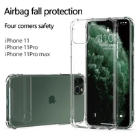 silicone anti fall cover transparent phone bag for iphone 12 11 pro max x xr xs max 6 6s 7 8 plus se 2020 phone case for women