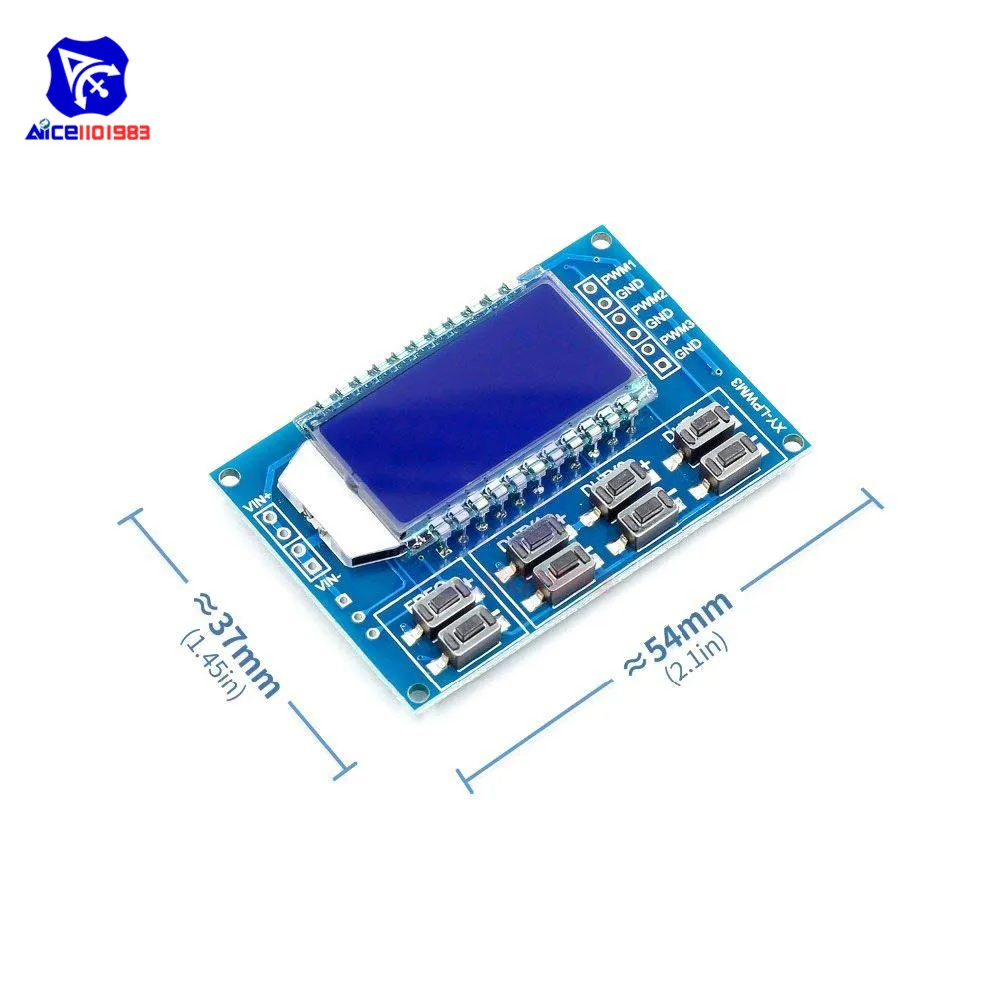 3 полосный генератор сигналов diymore 1 Гц 150 кГц модуль платы ШИМ импульсная частота