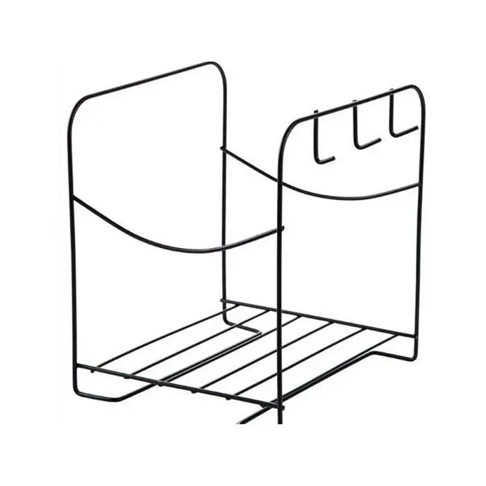 Кухонная прочная стойка для хранения многофункциональная железная напольная