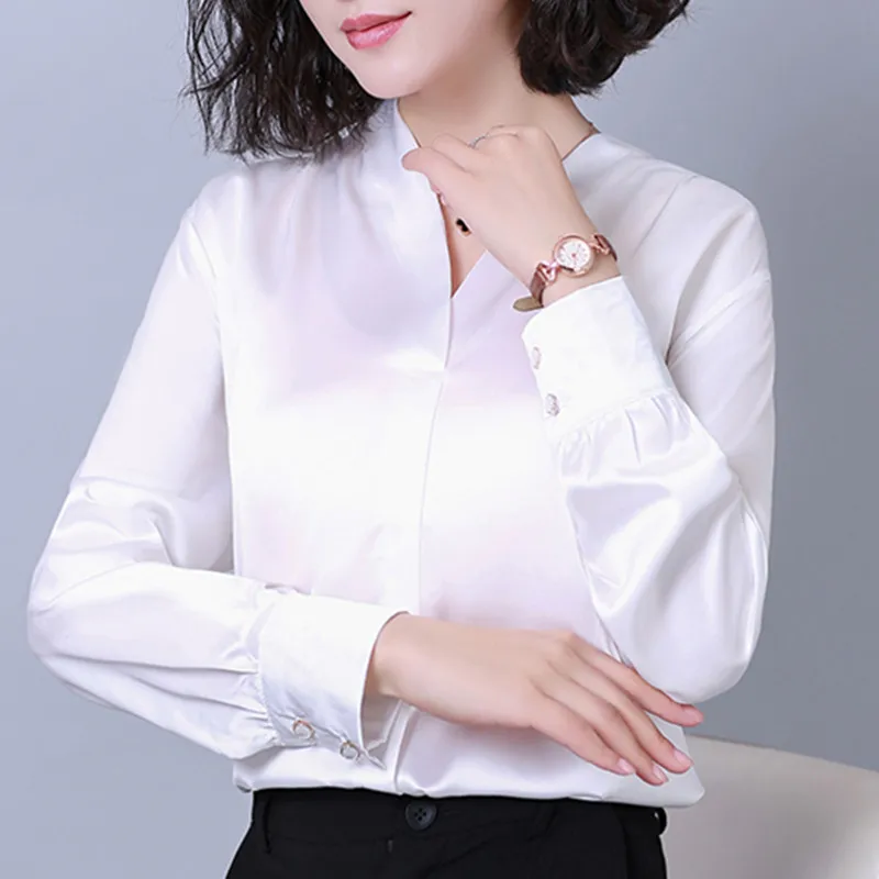 Модные блузки женские топы и блузки осенние Blusas Mujer De блузка Moda женская рубашка женские элегантные женские майки размера плюс XXXL