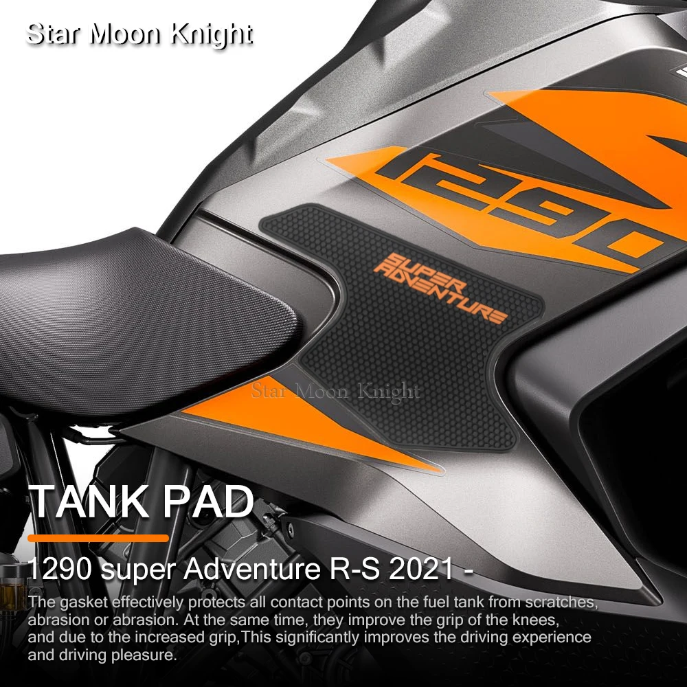 

Fit for 1290 super Adventure ADV R S 2021 - Motorcycle Side Fuel Tank pad Tank Pads Protector Stickers Decal Traction Pad