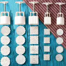 3/4/6 шт./компл. форма для торта в форме цветка Лунного цвета ручная работа инструмент украшения из помадки Луны