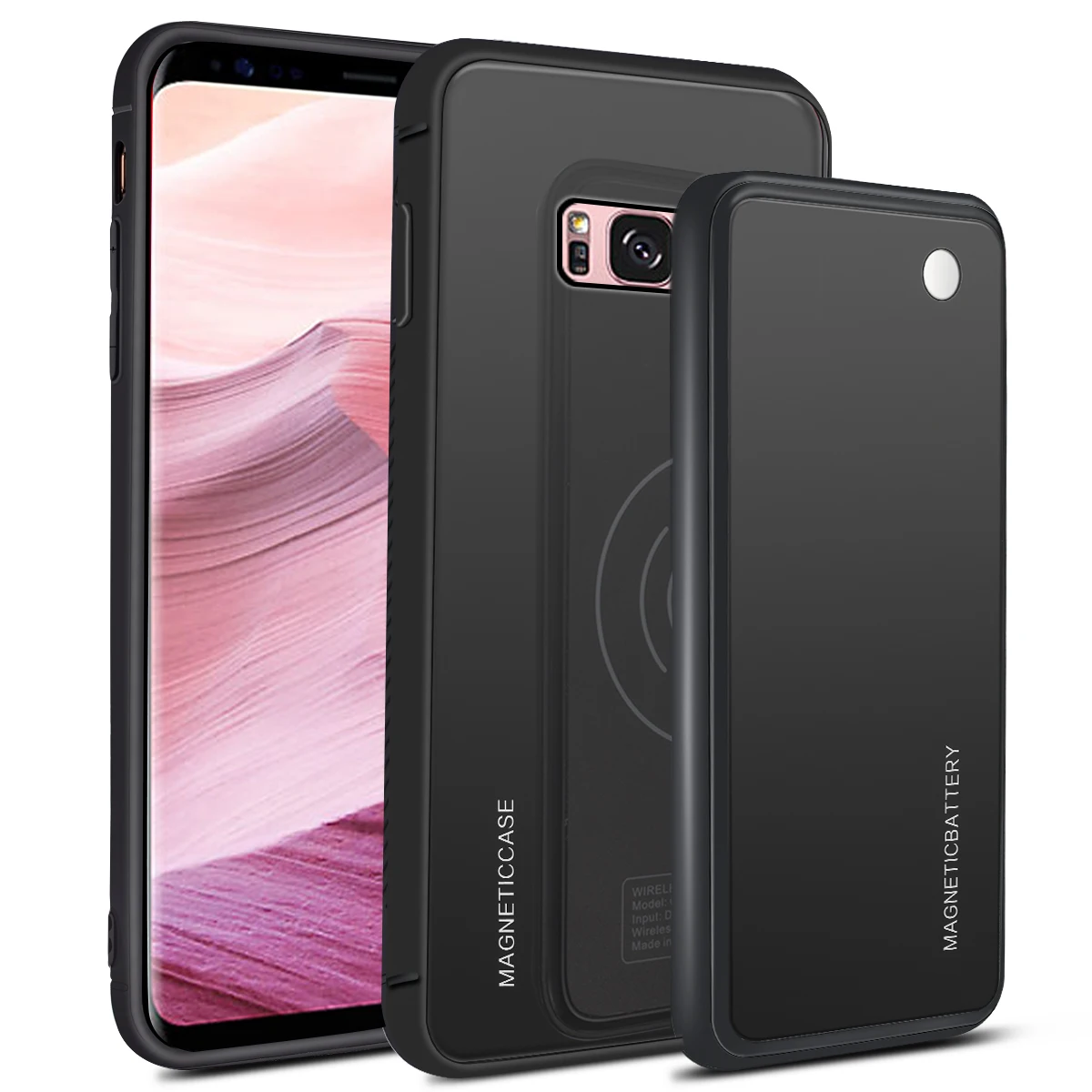 Galaxy S8 Plus Для samsung Galaxy S10/S9/S10e/S10/Note 10/S8 S9 S10 Note 10 Plus чехол с 5000 мАч беспроводным зарядным устройством - Цвет: Galaxy S8 Plus
