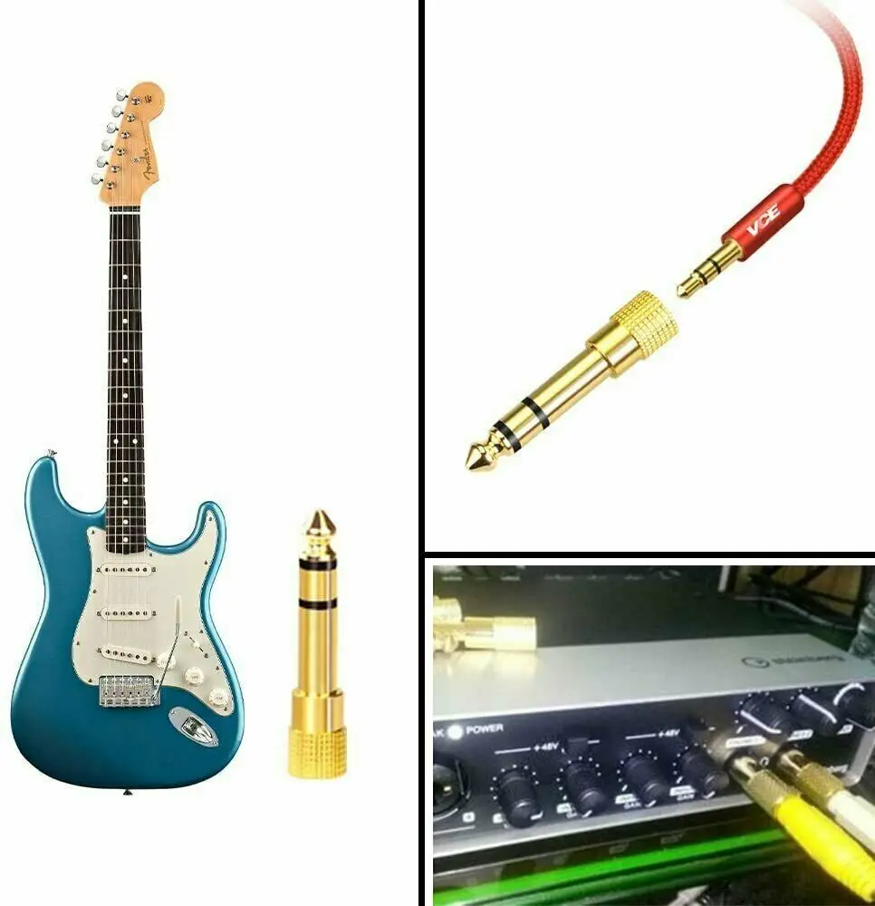6.3mm 1/4&quot Male plug to 3.5mm 1/8&quot Female Jack Stereo Headphone Audio Adapter | Компьютеры и офис