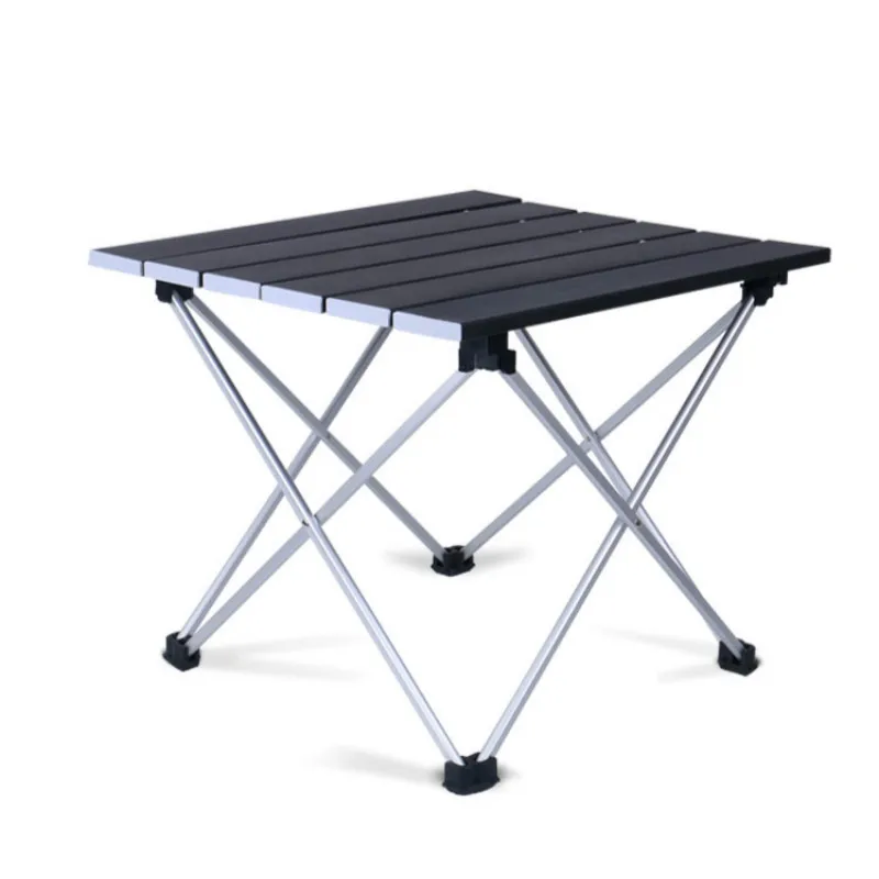 Outdoor Folding Small Table Portable Ultralight Aluminum Barbecue Camping Stall Tables Foldable Outdoor Furniture