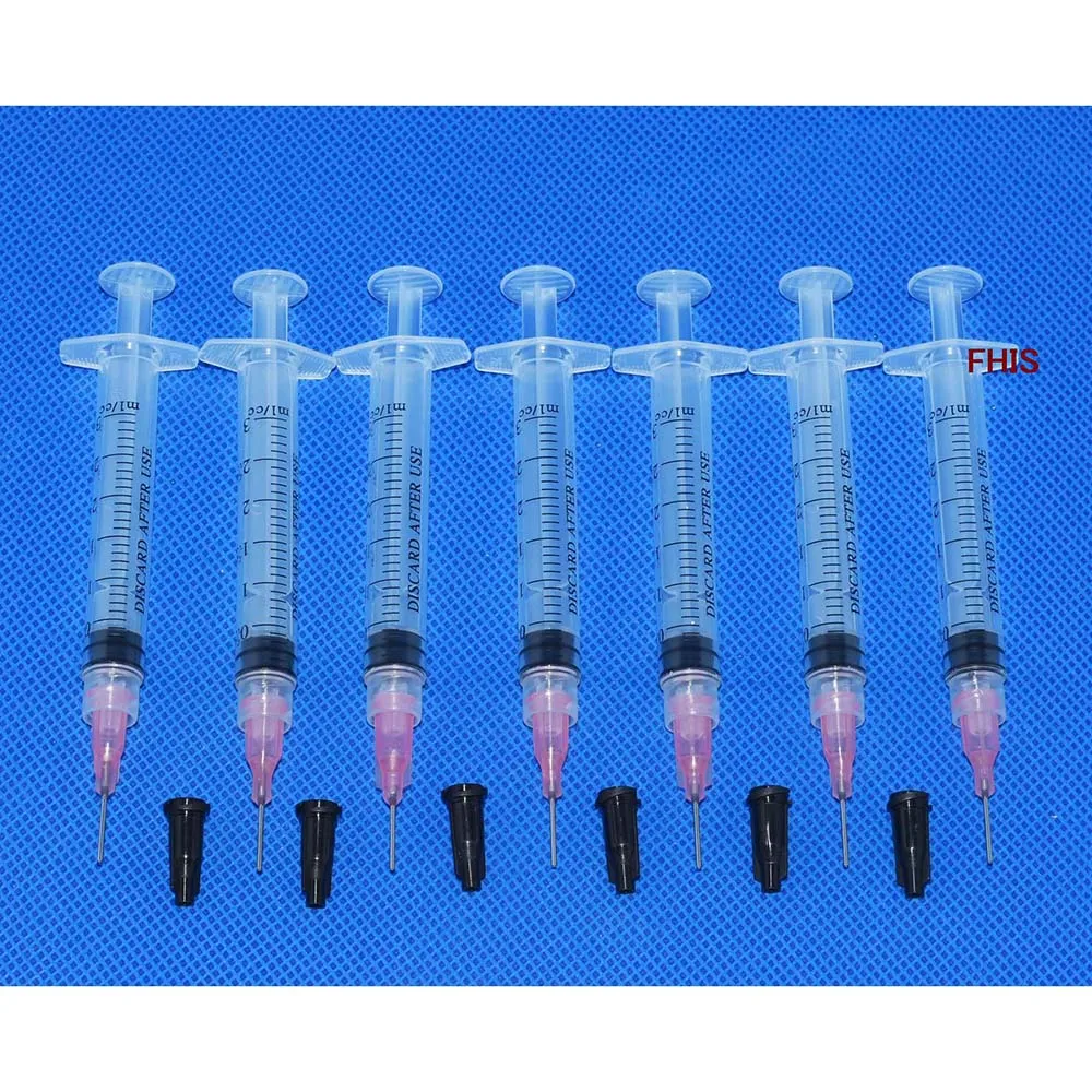 Car Perfume Refilling Ink 3ml Syringe 1/2" Blunt Tip Dispensing Needle 20G Pack of 10 | Инструменты