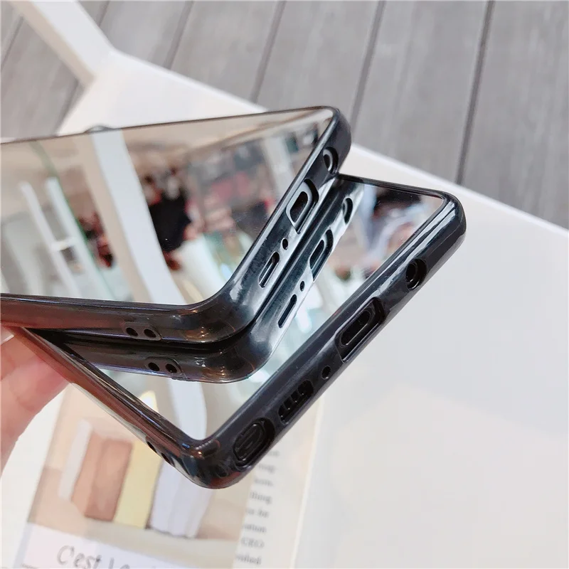 Роскошный зеркальный чехол Phoen с покрытием для iPhone 7 8 6 6S Plus X 10 xr XS 11 Pro MAX блестящий