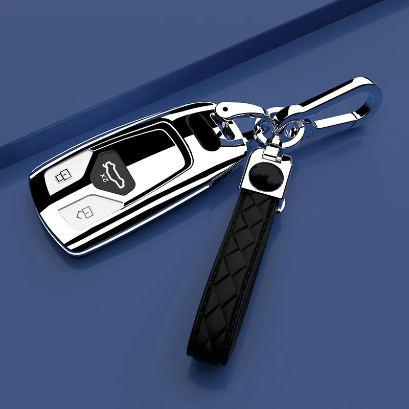 

High-end TPU soft rubber Car key case car keychain car key bag for Audi Q5L A4 A4L 2020 models