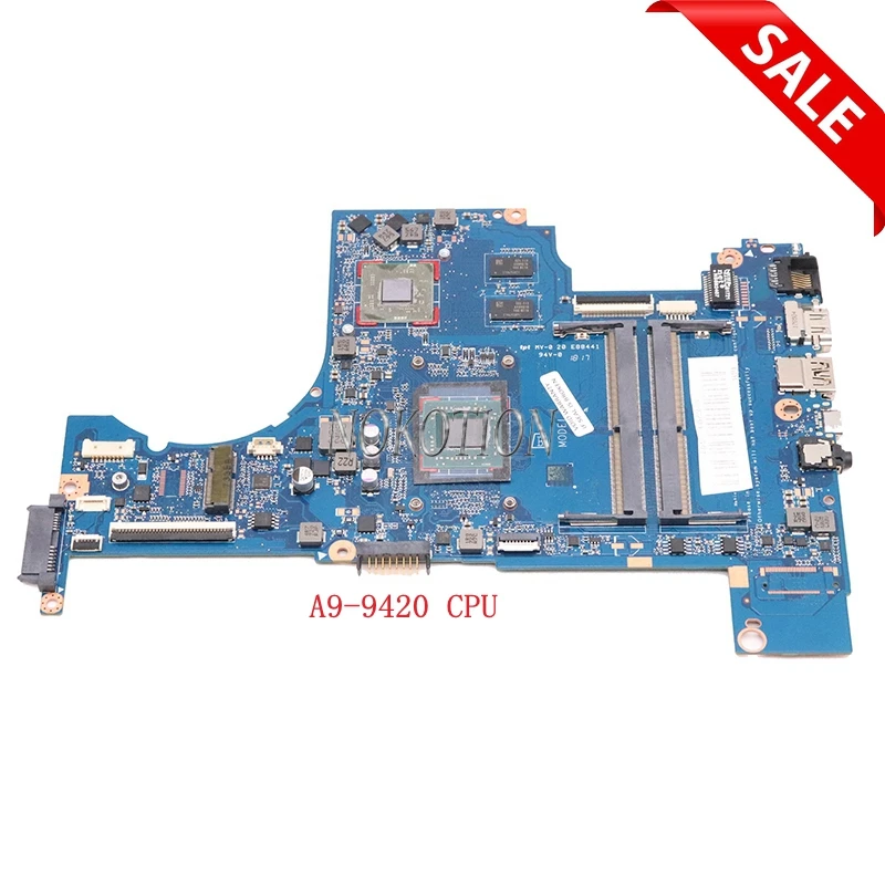 Nokotion 926291-601 926291-001 926291-501 для HP Pavilion 15Z-CD 15-cd DAG94CMB6D0 материнская плата ноутбука A9-9420 AMD
