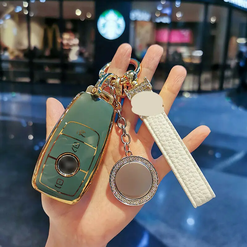 ТПУ чехол для автомобильного ключа дистанционного управления Mercedes Benz A C E S G Class GLC