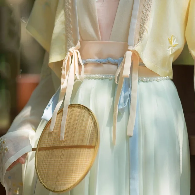 Hanfu Dress Ladies Classical Costume Clothing Female Summer Fairy Outfit Modified Ethnic Costumes SL1391 | Тематическая одежда и