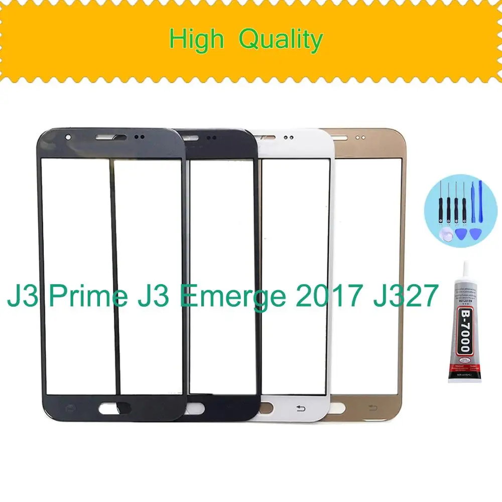 Для Samsung Galaxy J3 Emerge J327 Prime 2017 LTE J327T J327A сенсорный экран передняя панель Стекло