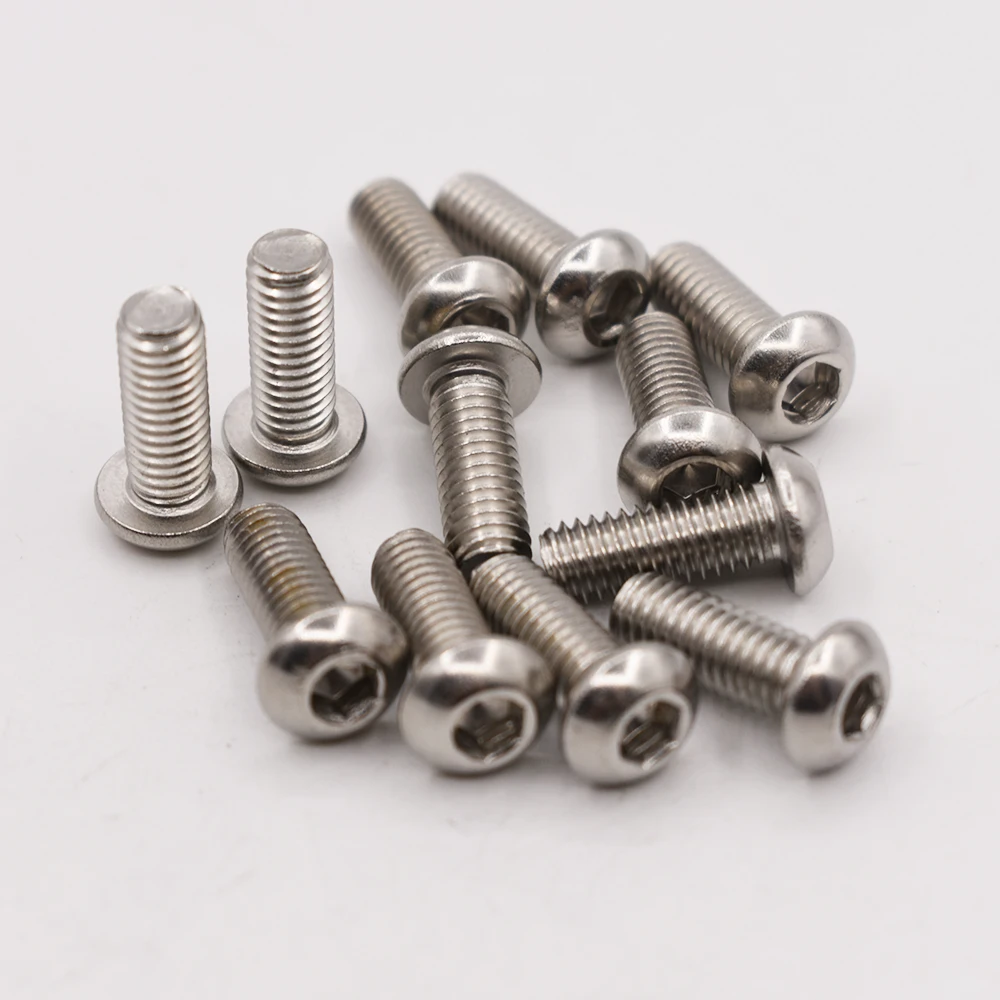 Шурупы с шестигранной головкой из нержавеющей стали 304 винты M5 длина 6 50 мм