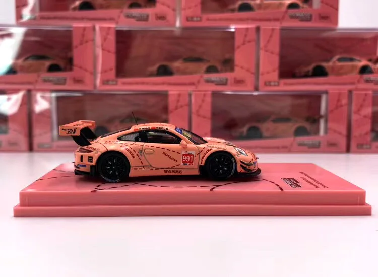 

Tarmac Workcars 1:64 Porsche 911 GT3 R PINK PIG 991 Collection car