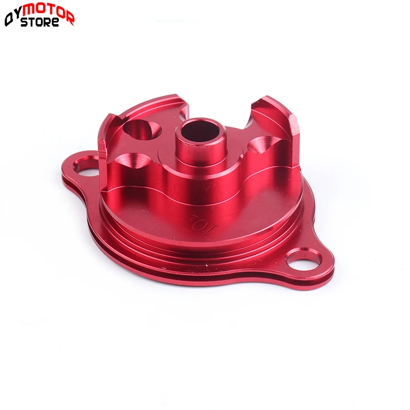 Мотоцикл cnc Заготовка масляный фильтр крышки ДЛЯ CRF 250R CRF250R 2010 2018 MX для