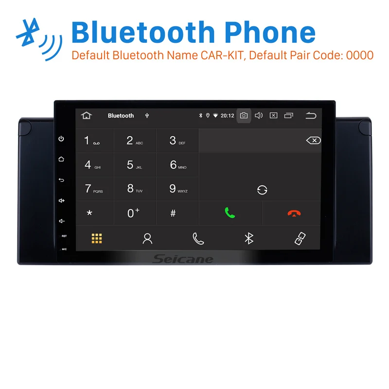 Seicane Android 9. 0 9 &quotGPS навигация аудио Радио мультимедийный стерео плеер для 10 1996 BMW 5