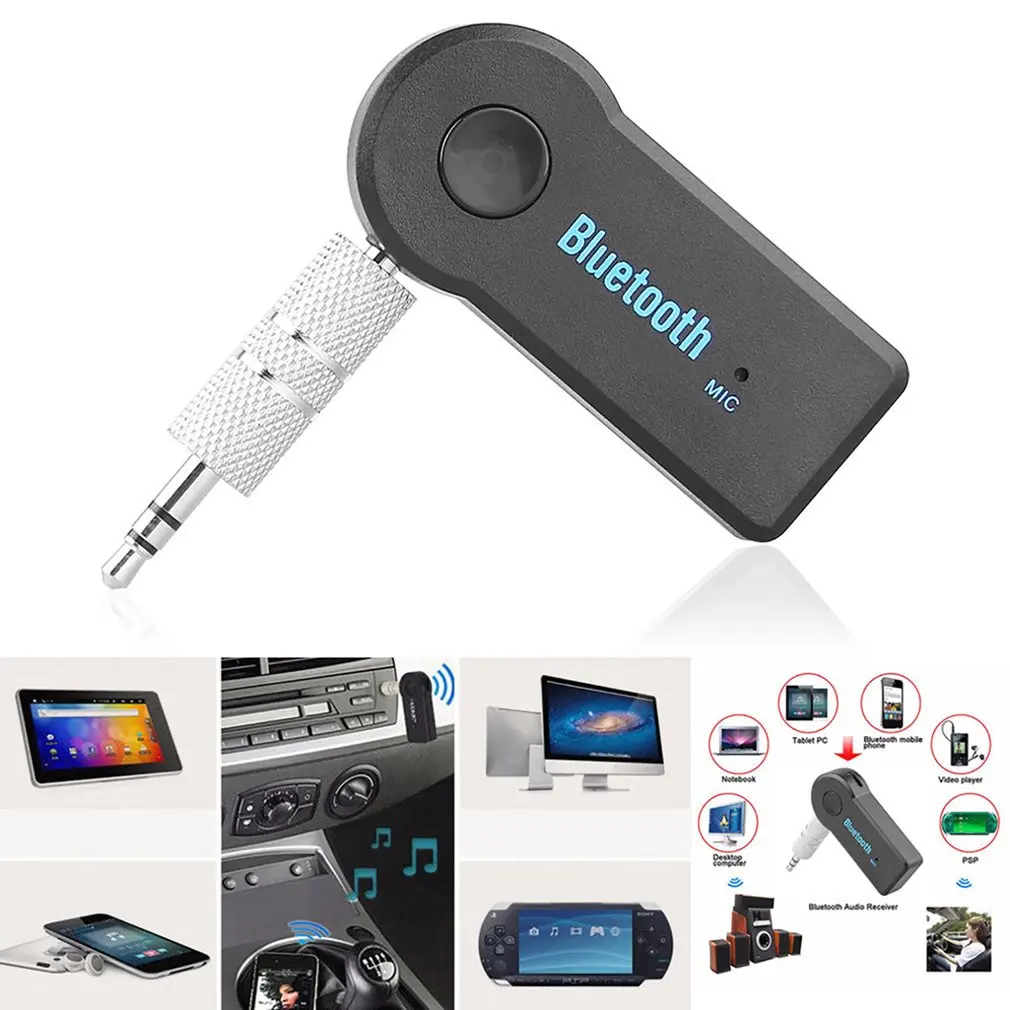 

Hands-free Wireless 4.1 Bluetooth Audio Music Receiver Adapter 3.5mm Stereo A2DP Car Kit 2.4G for Music Streaming Sound System