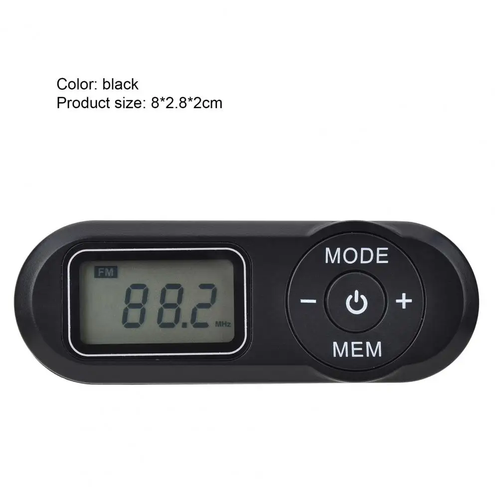 Портативный мини-радиоприемник с ЖК-дисплеем 1 дюйма | Электроника