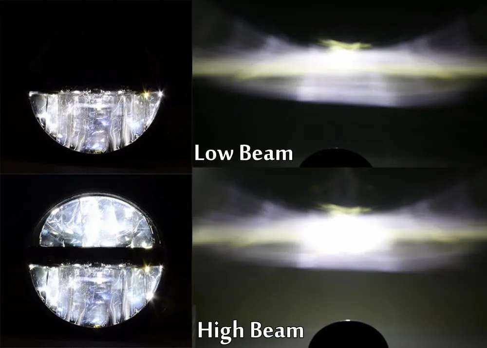 Автомобильные аксессуары 7-дюймовая круглая светодиодная передняя фара 7 'для