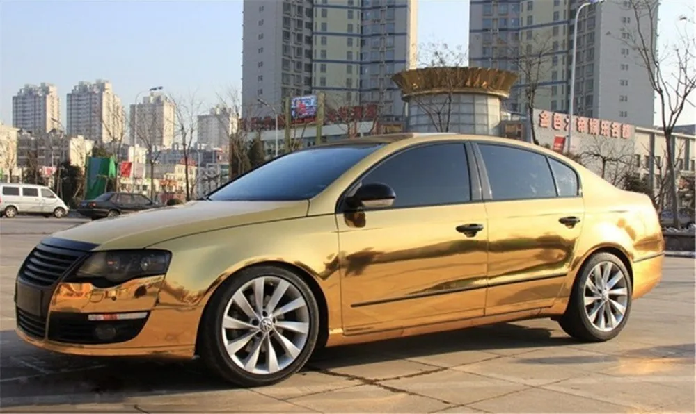 Гибкая Глянцевая хромированная зеркальная виниловая пленка красная синяя для