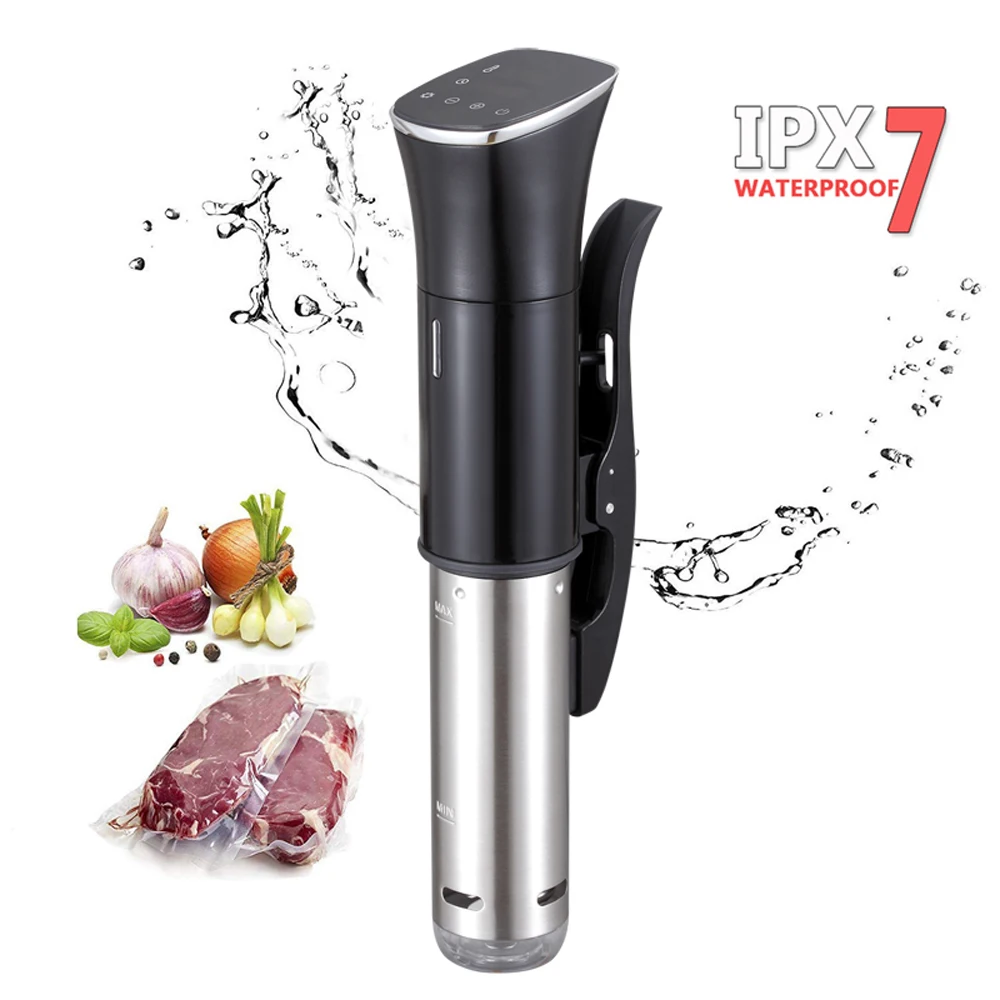 Кухонная вакуумная медленная Sous Vide плита для готовки 1800 Вт из нержавеющей стали мощный циркулятор с ЖК-цифровым дисплеем