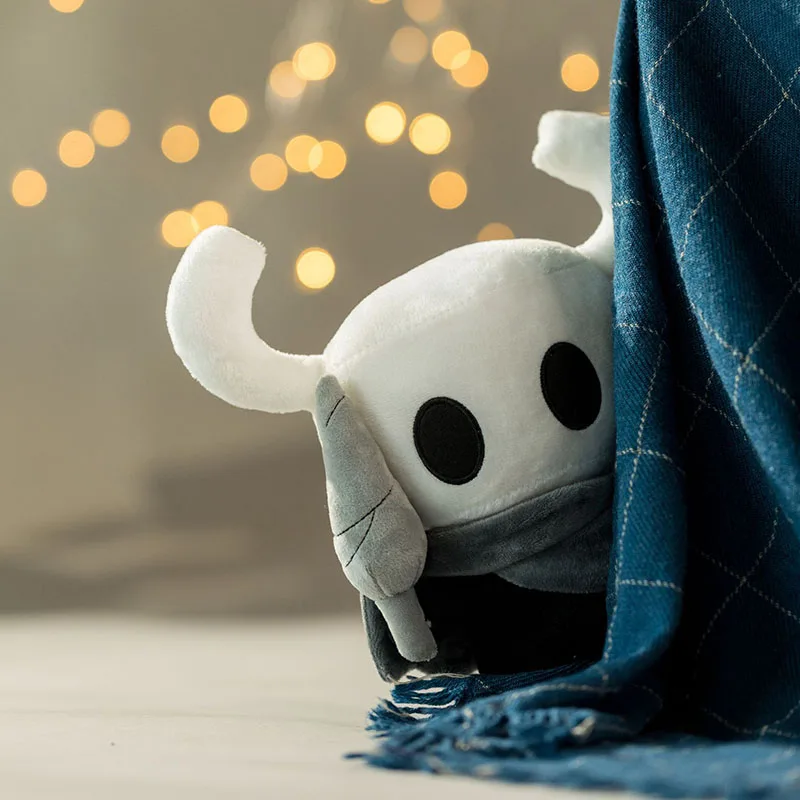 

30CM New Kawaii Hollow Knight Plush Toys Figure Ghost Plush Stuffed Animals Doll Boy Game Toys for Children Christmas Gift