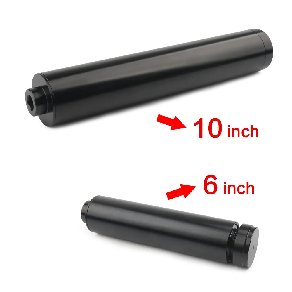 10-дюймовый Удлинительный спиральный алюминиевый топливный фильтр 1/2-28 или 5/8-24