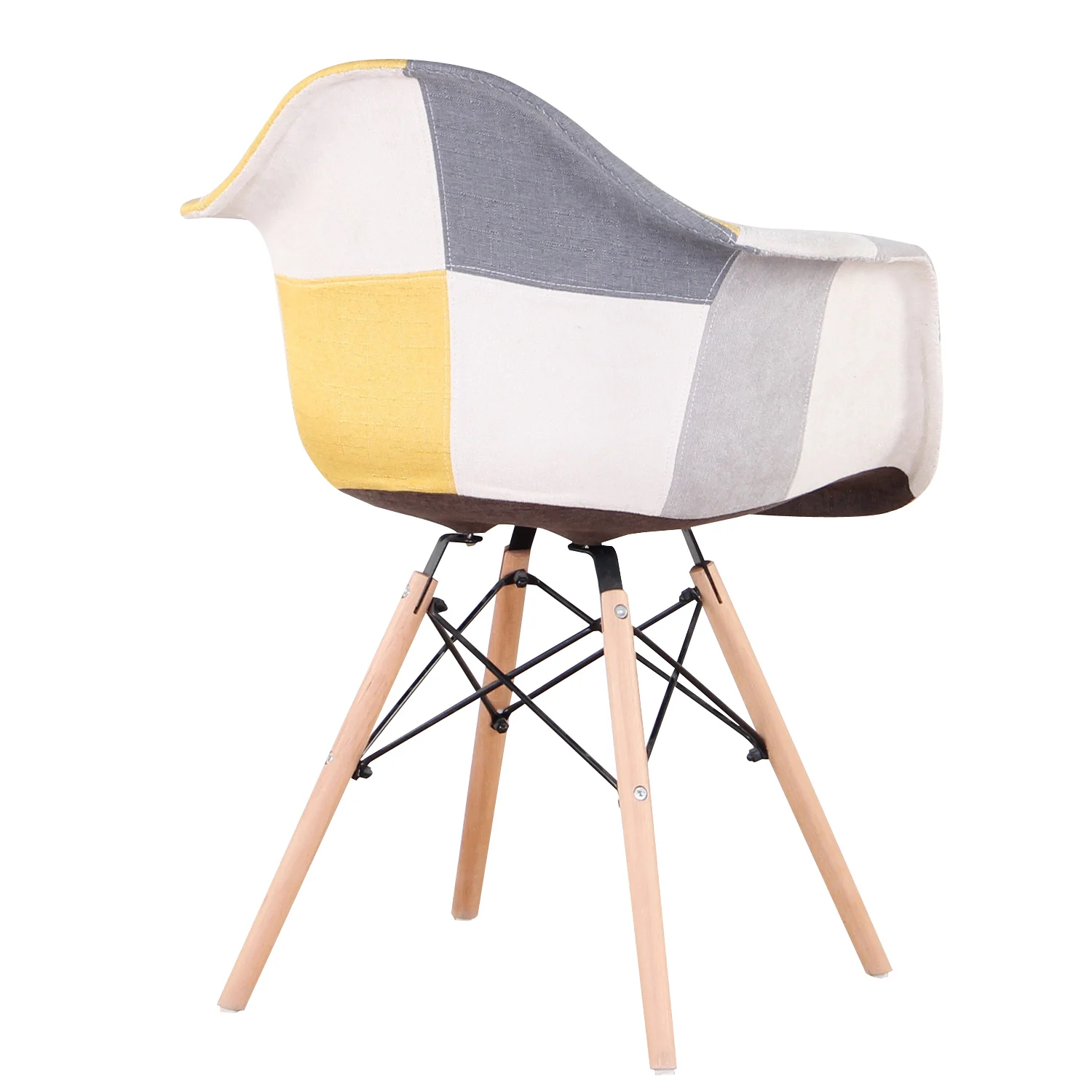 Набор из 2 средневековых стульев для обеда с красивым и прочным пэчворк-паттерном, северное кресло для гостиной и кухни.