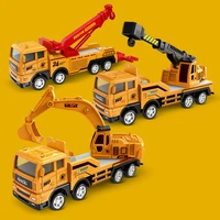 inertial engineering vehicle simulation excavator taxi crane crane model cognition childrens toy car birthday present